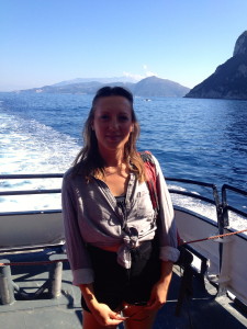 Arriving on the island of Capri!