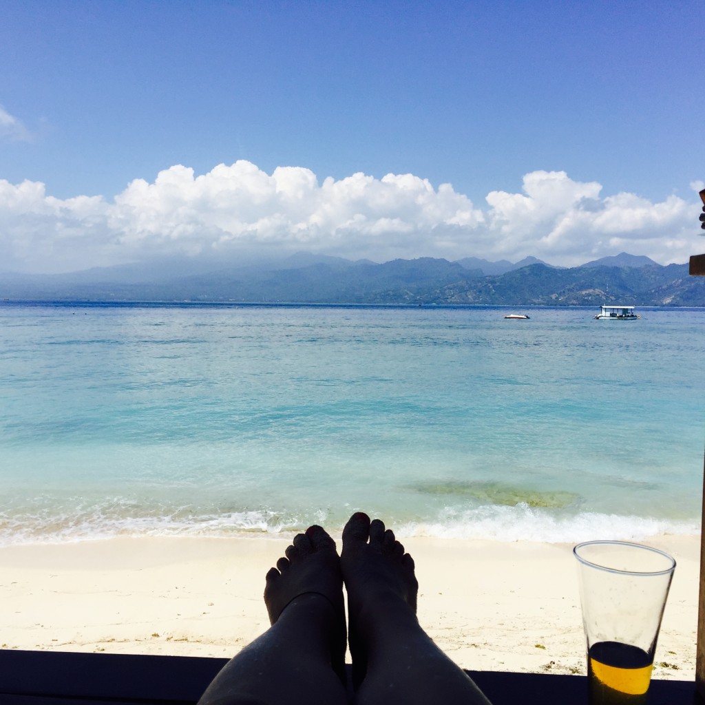 Beer and beach! What more could a girl ask for?!