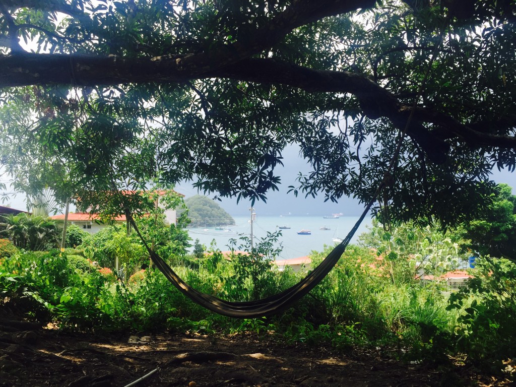 The perfect spot to relax on Taboga, hammock with a view!