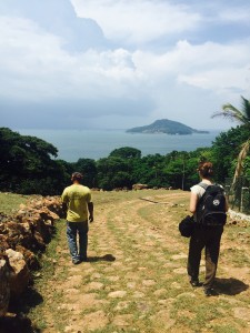 Our guide through the farm and jungle, plus the awesome view from Taboga.