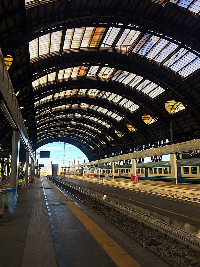 In and out of Milano through this beautiful train station!